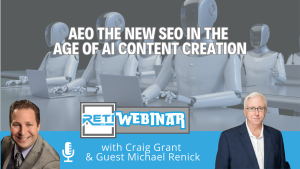 AEO the New SEO in the Age of AI Content Creation RETI Event YouTube Thumbnail Image 2025